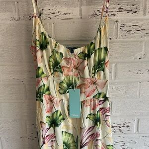 Floral Spaghetti Strap Dress